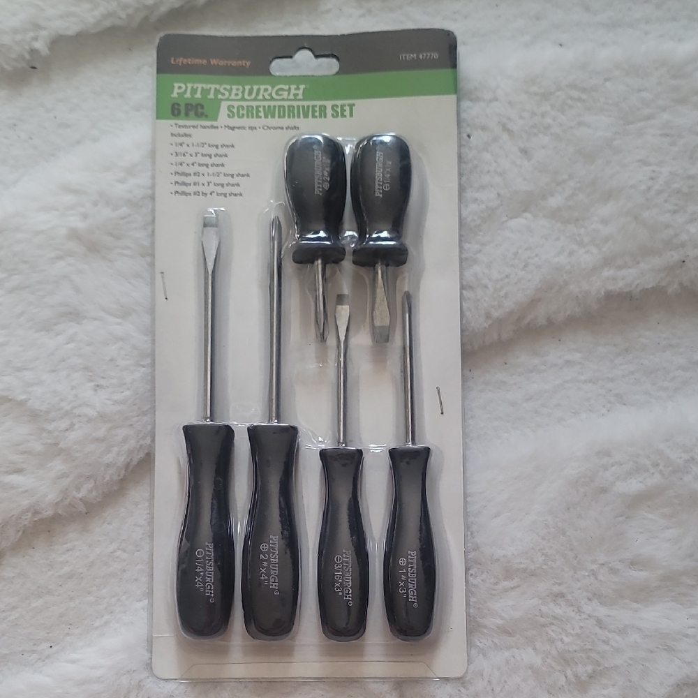 Pittsburgh 6-Piece Screwdriver Set